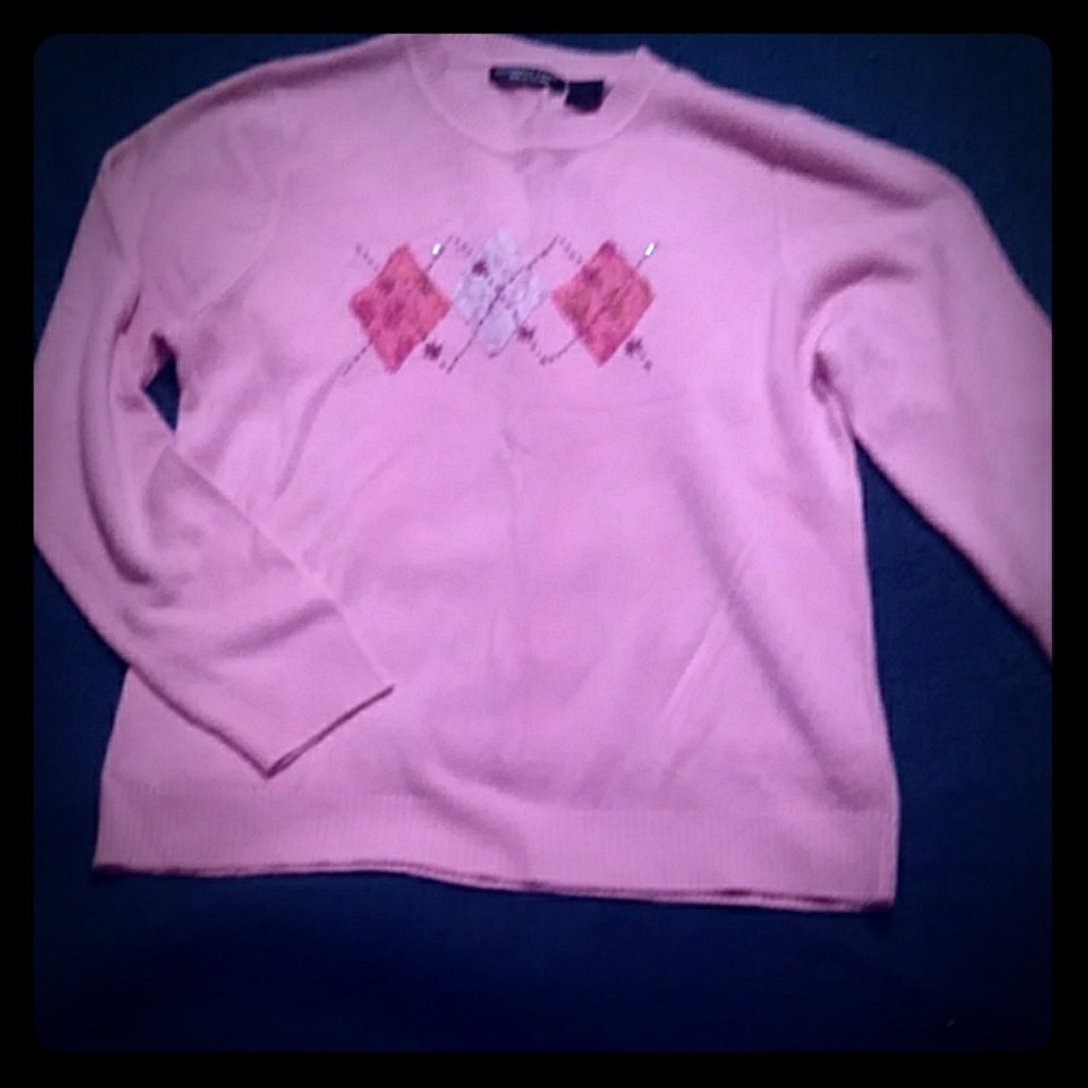 Soft pink sweater